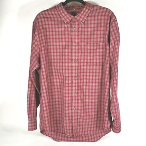 Van Heusen Men's Plaid Collared Shirt, Size XL